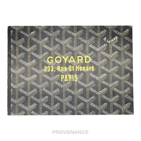 harcover goyard book|who created goyard.